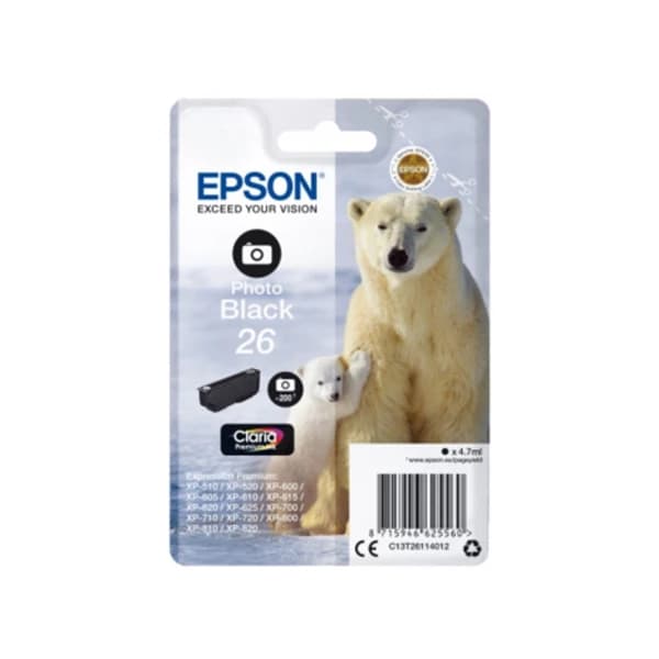 Epson 26 Black C13T26114012
